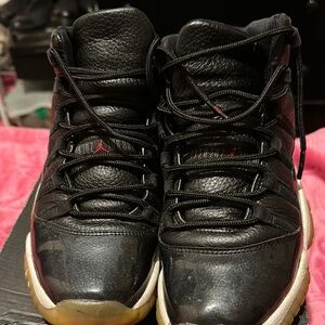 Air Jordan 11 Retro Black and Red Sneakers Iconic Design